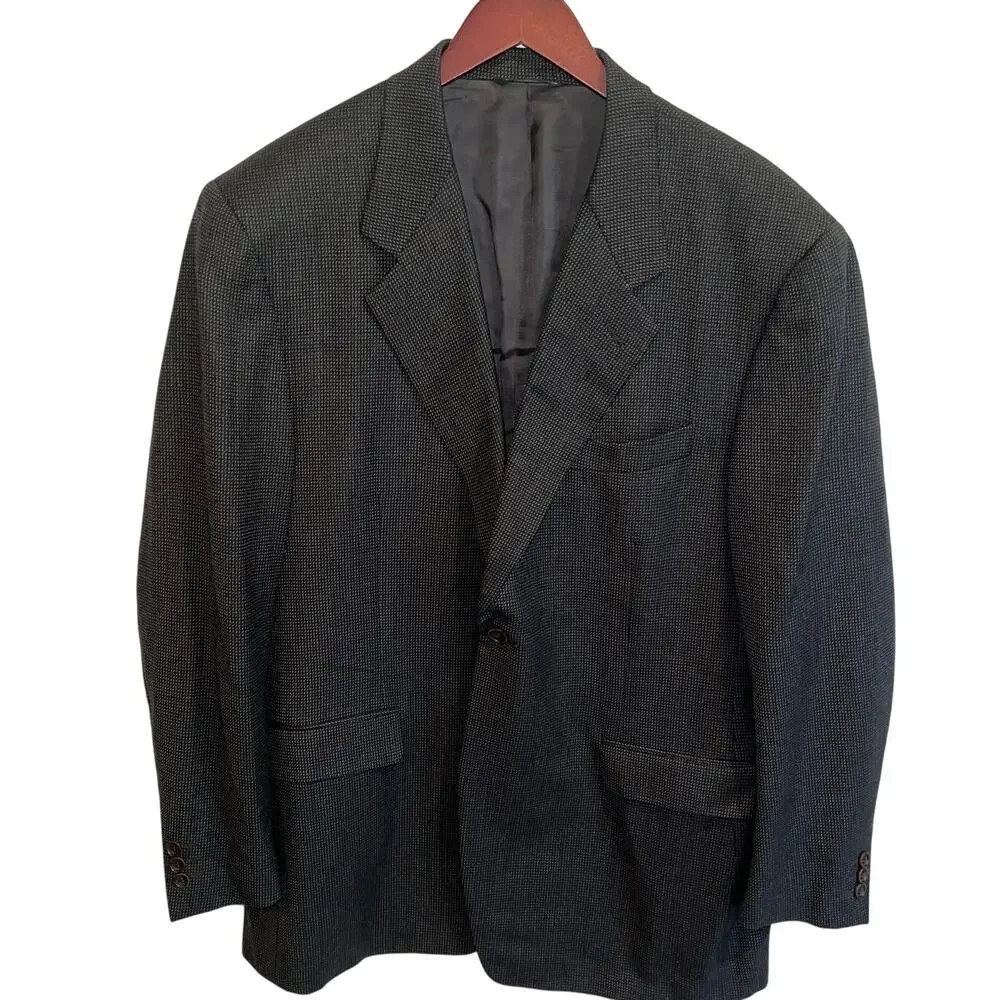 Canali Proposta 100% Wool Sport Coat Bernini Beverly Hills Size Euro 56 (US 46)